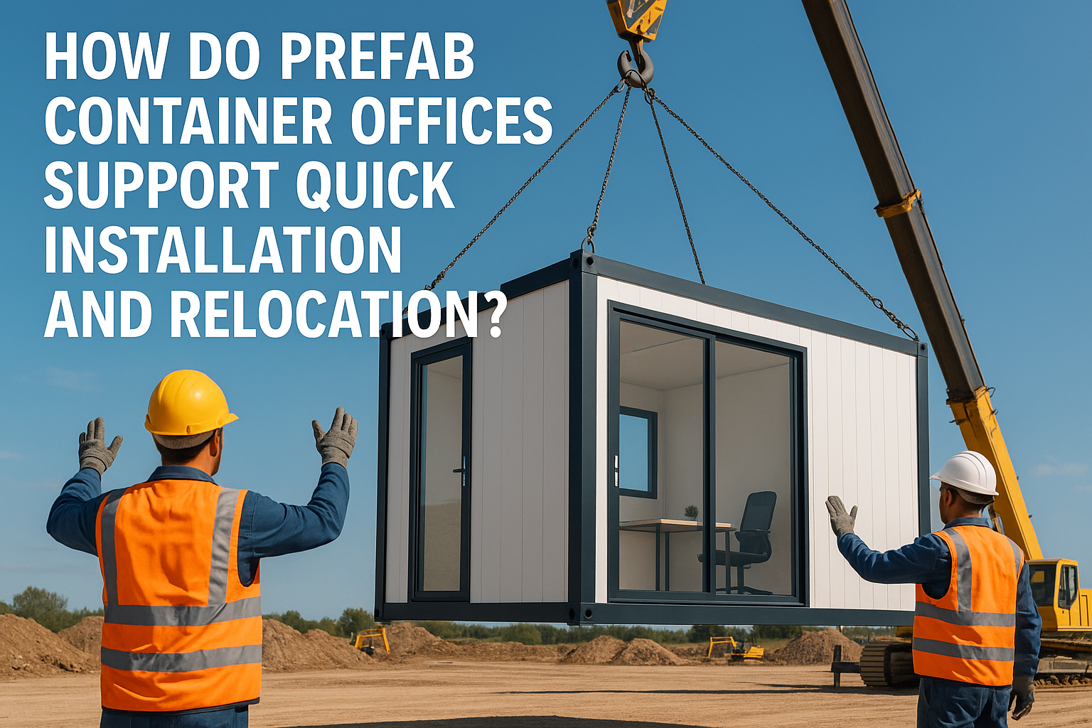 Wie unterstützen vorgefertigte Containerbüros eine schnelle Installation und einen schnellen Umzug?